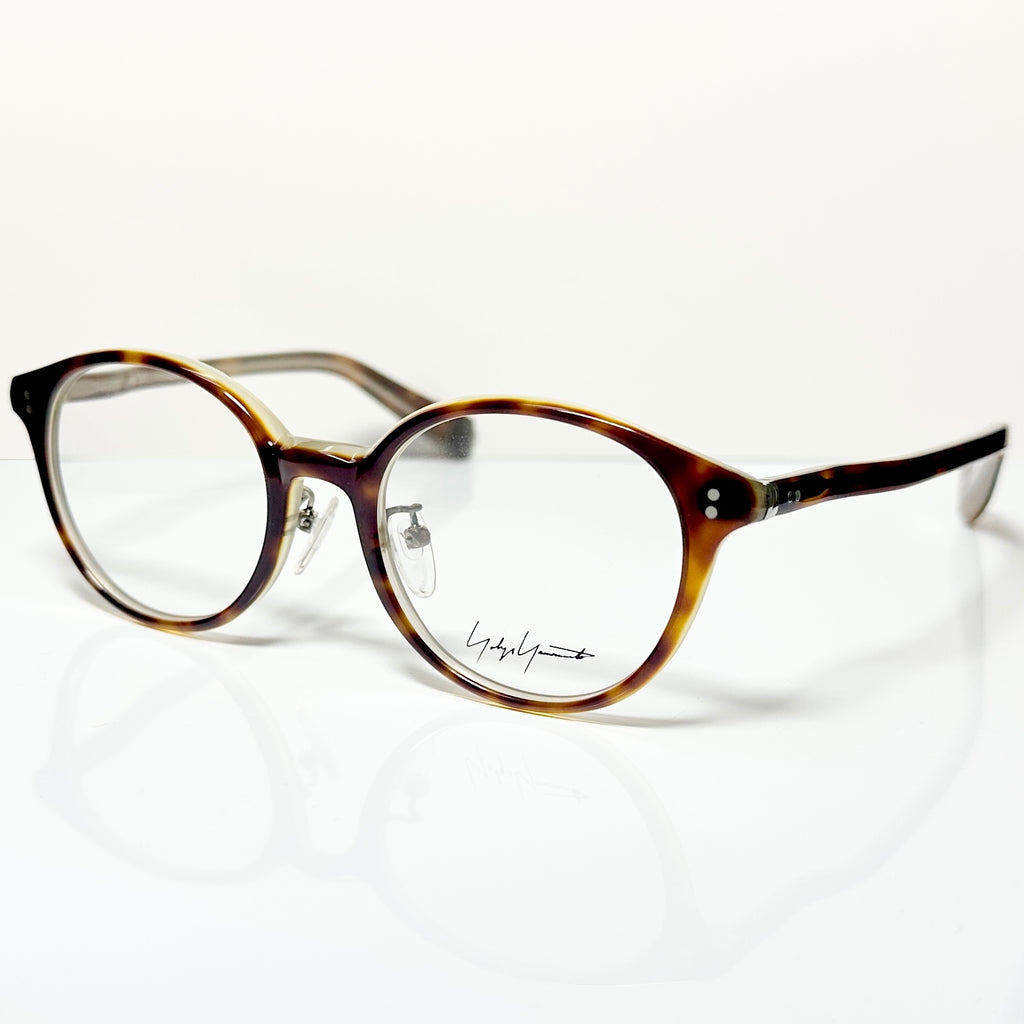 Yohji Yamamoto YY1020 101 Eyeglasses Frame in Tortoise Beige - Authentic New