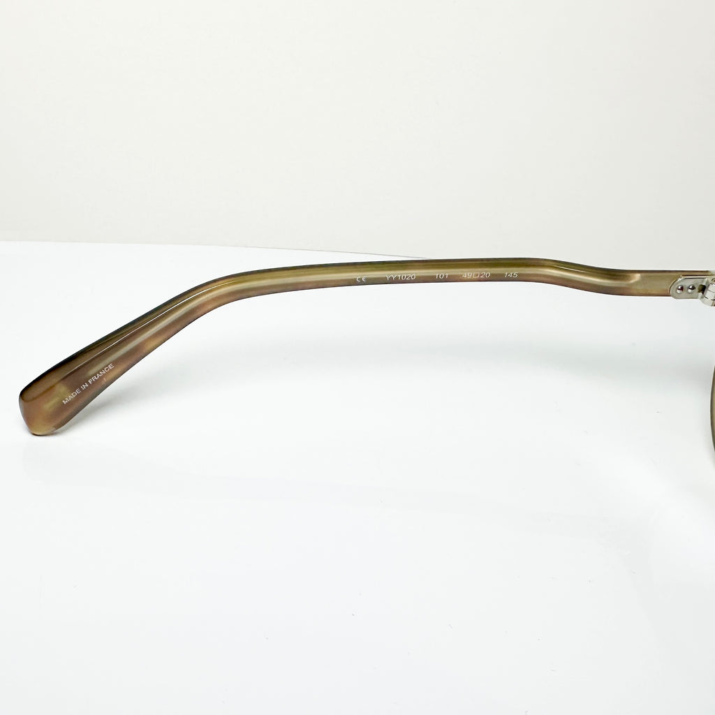 Yohji Yamamoto YY1020 101 Eyeglasses Frame in Tortoise Beige - Authentic New