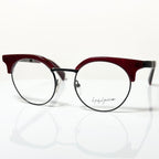 Yohji Yamamoto YY3010 201 Eyeglasses Frame in Red/Black - Authentic New