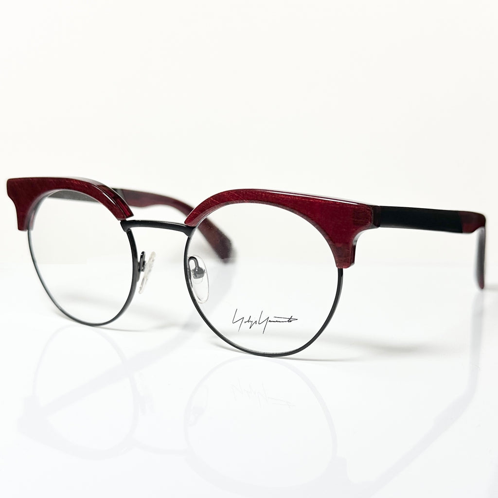 Yohji Yamamoto YY3010 201 Eyeglasses Frame in Red/Black - Authentic New