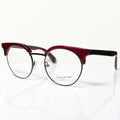 Yohji Yamamoto YY3010 201 Eyeglasses Frame in Red/Black - Authentic New