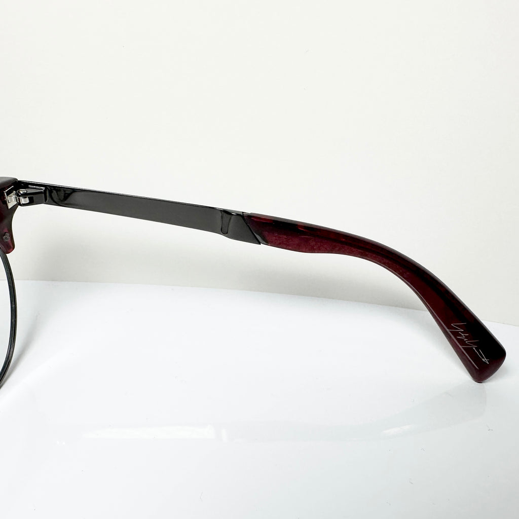 Yohji Yamamoto YY3010 201 Eyeglasses Frame in Red/Black - Authentic New