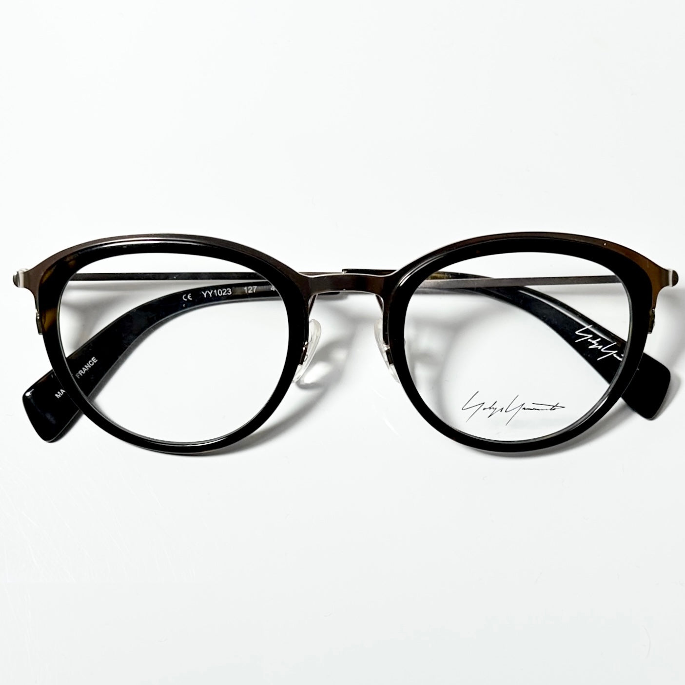 Yohji Yamamoto YY1023 127 Eyeglasses Frame in Gold/Tortoise - Authentic New