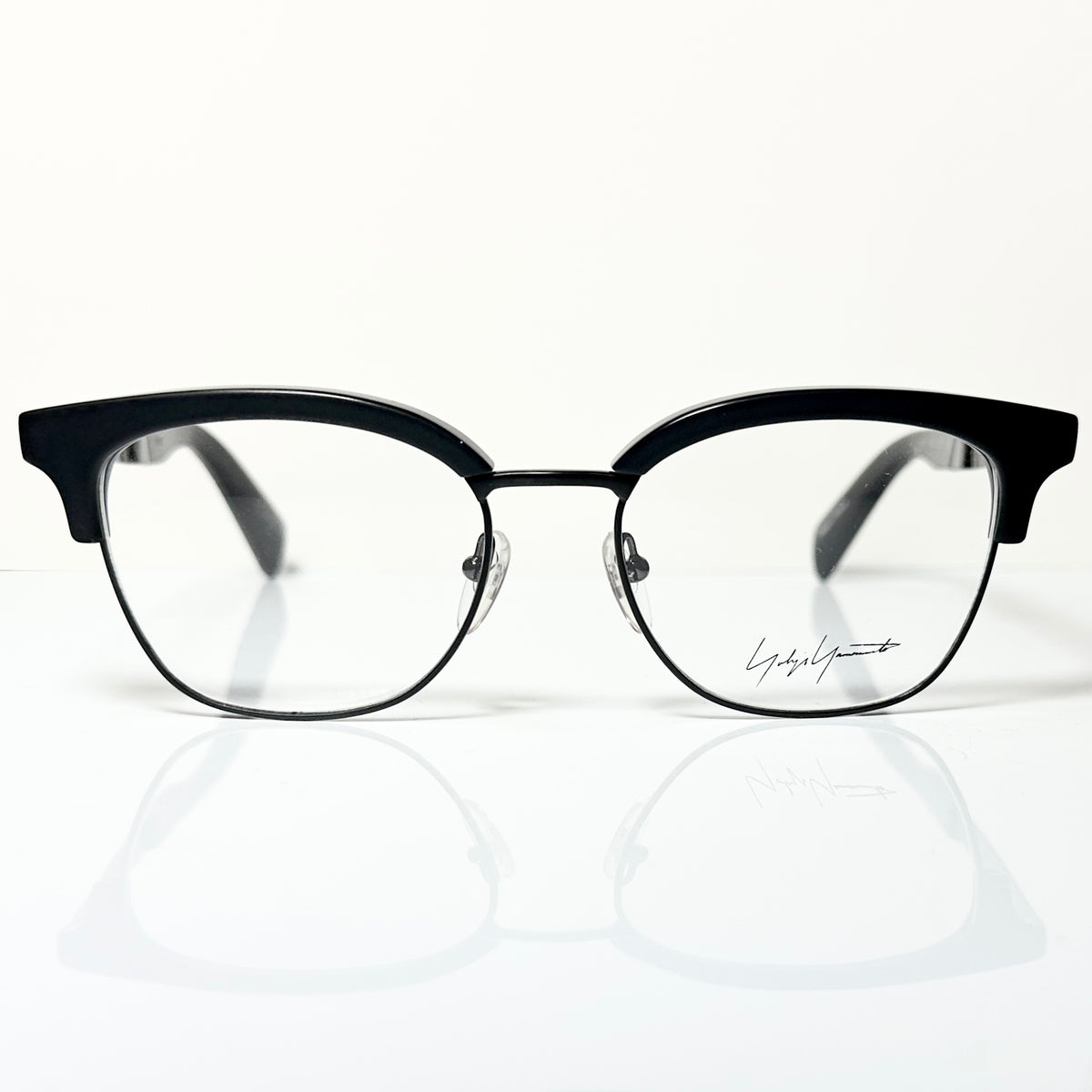 Yohji Yamamoto YY3011 002 Men's Eyeglasses Frame in Matt Black - Authentic New