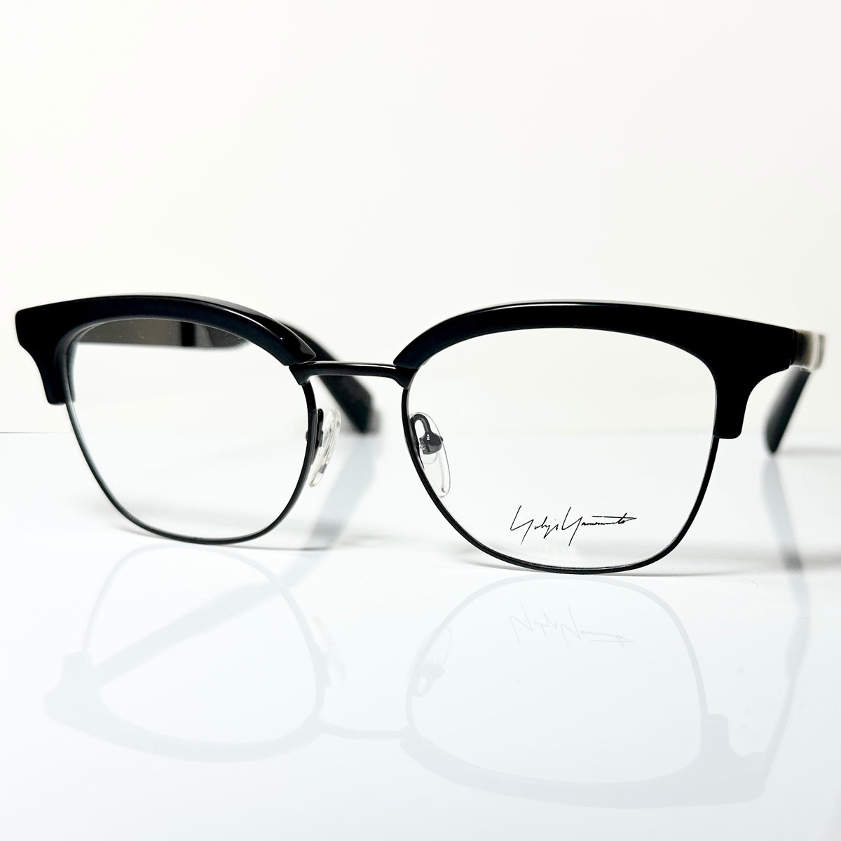 Yohji Yamamoto YY3011 002 Men's Eyeglasses Frame in Matt Black - Authentic New