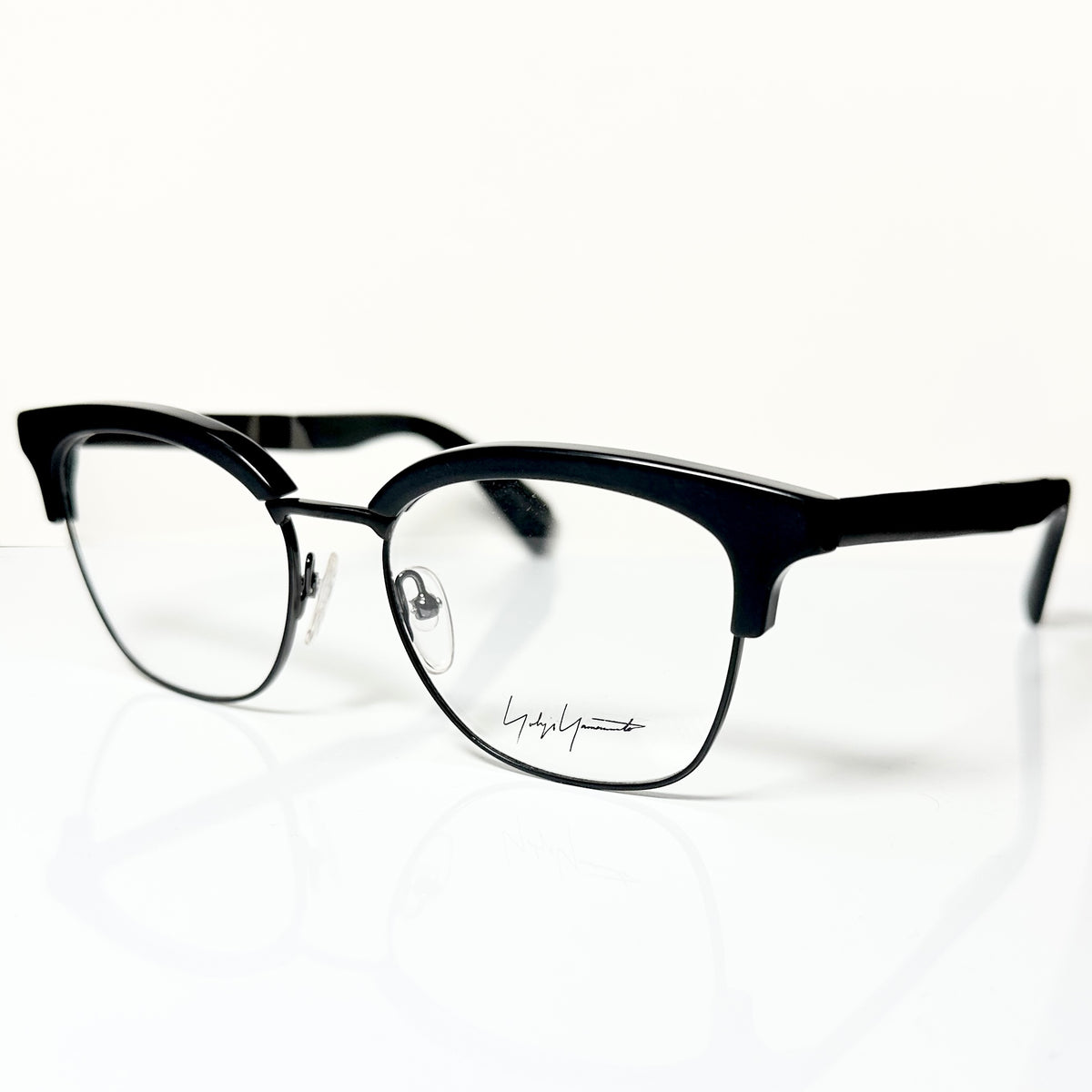 Yohji Yamamoto YY3011 002 Men's Eyeglasses Frame in Matt Black - Authentic New