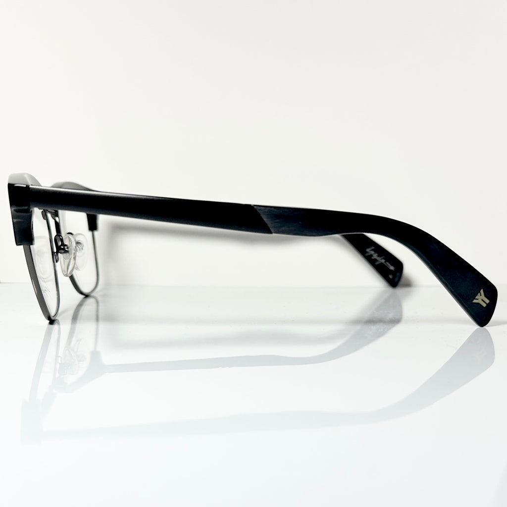 Yohji Yamamoto YY3011 002 Men's Eyeglasses Frame in Matt Black - Authentic New