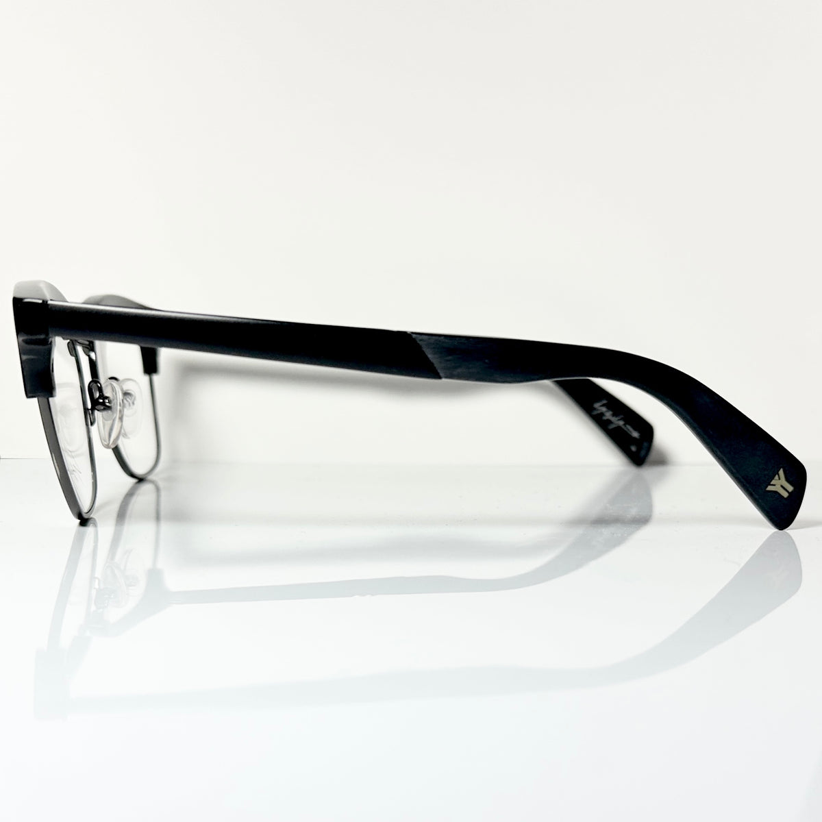 Yohji Yamamoto YY3011 002 Men's Eyeglasses Frame in Matt Black - Authentic New