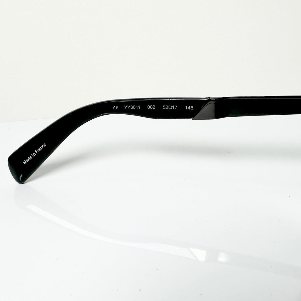 Yohji Yamamoto YY3011 002 Men's Eyeglasses Frame in Matt Black - Authentic New