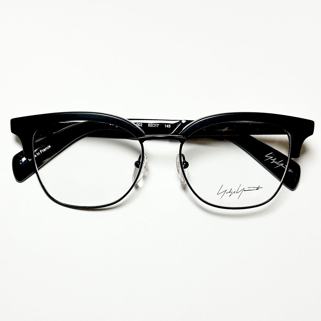 Yohji Yamamoto YY3011 002 Men's Eyeglasses Frame in Matt Black - Authentic New