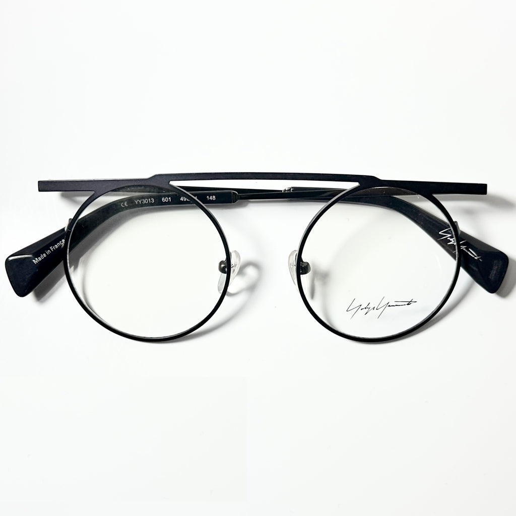 Yohji Yamamoto YY3013 601 Eyeglasses Frame in Navy - Authentic New