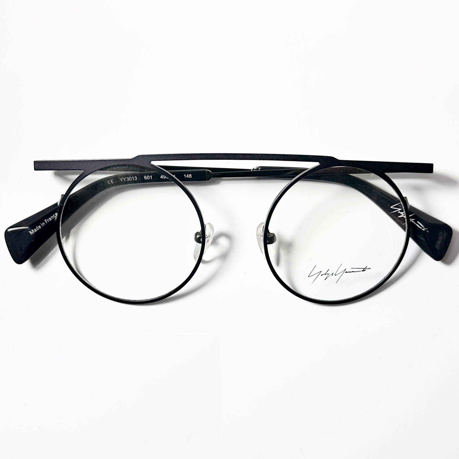 Yohji Yamamoto YY3013 601 Eyeglasses Frame in Navy - Authentic New