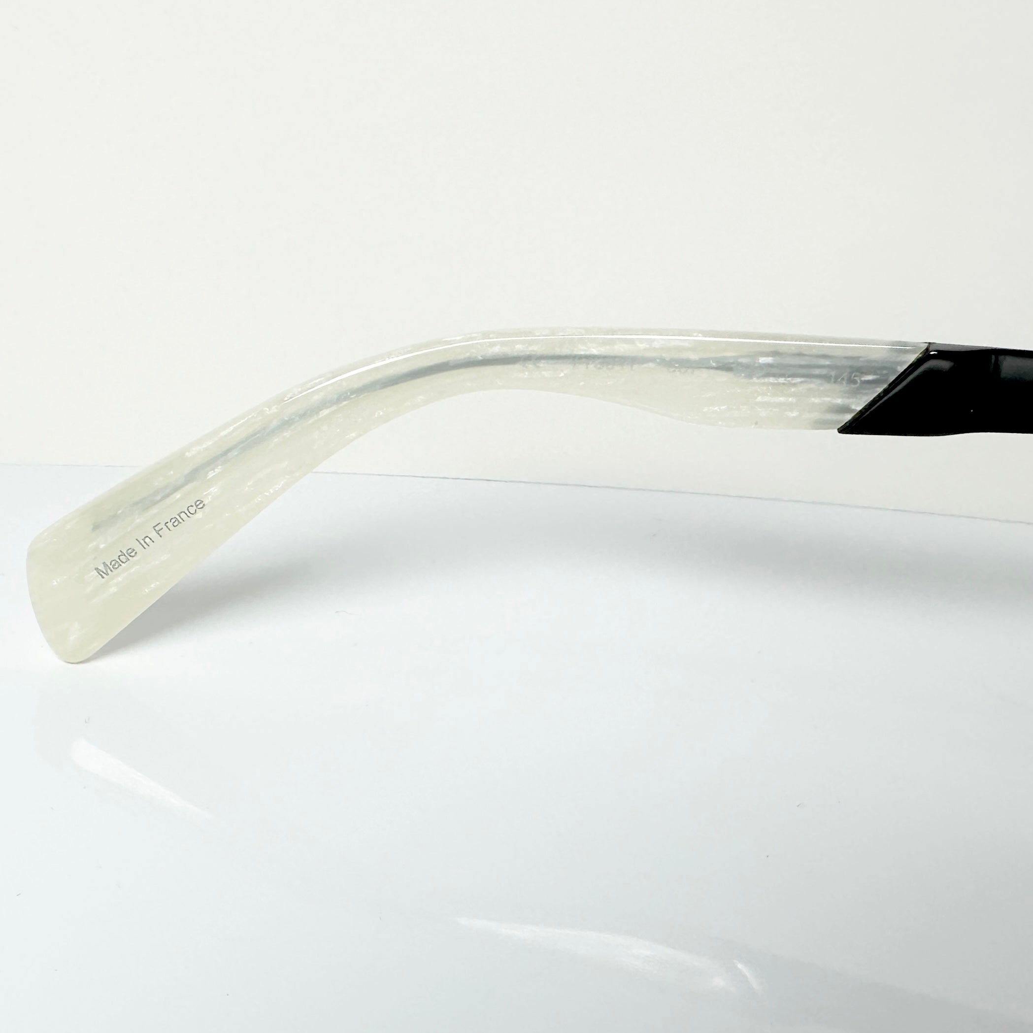 Yohji Yamamoto YY3011 867 Men's Eyeglasses Frame in White Marble - Authentic New
