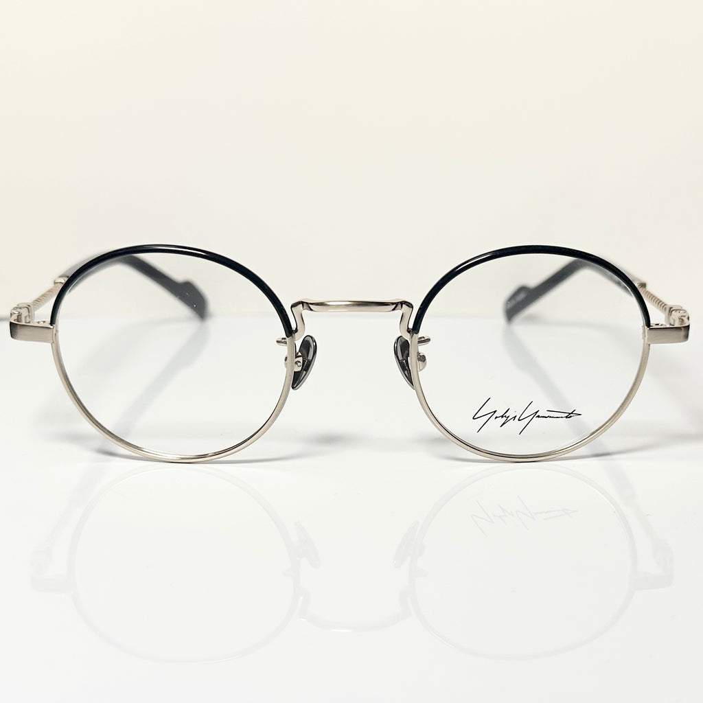 Yohji Yamamoto YY19-0028 6 Round Eyeglasses Frame in Gold/Black - Authentic New