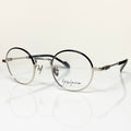 Yohji Yamamoto YY19-0028 6 Round Eyeglasses Frame in Gold/Black - Authentic New