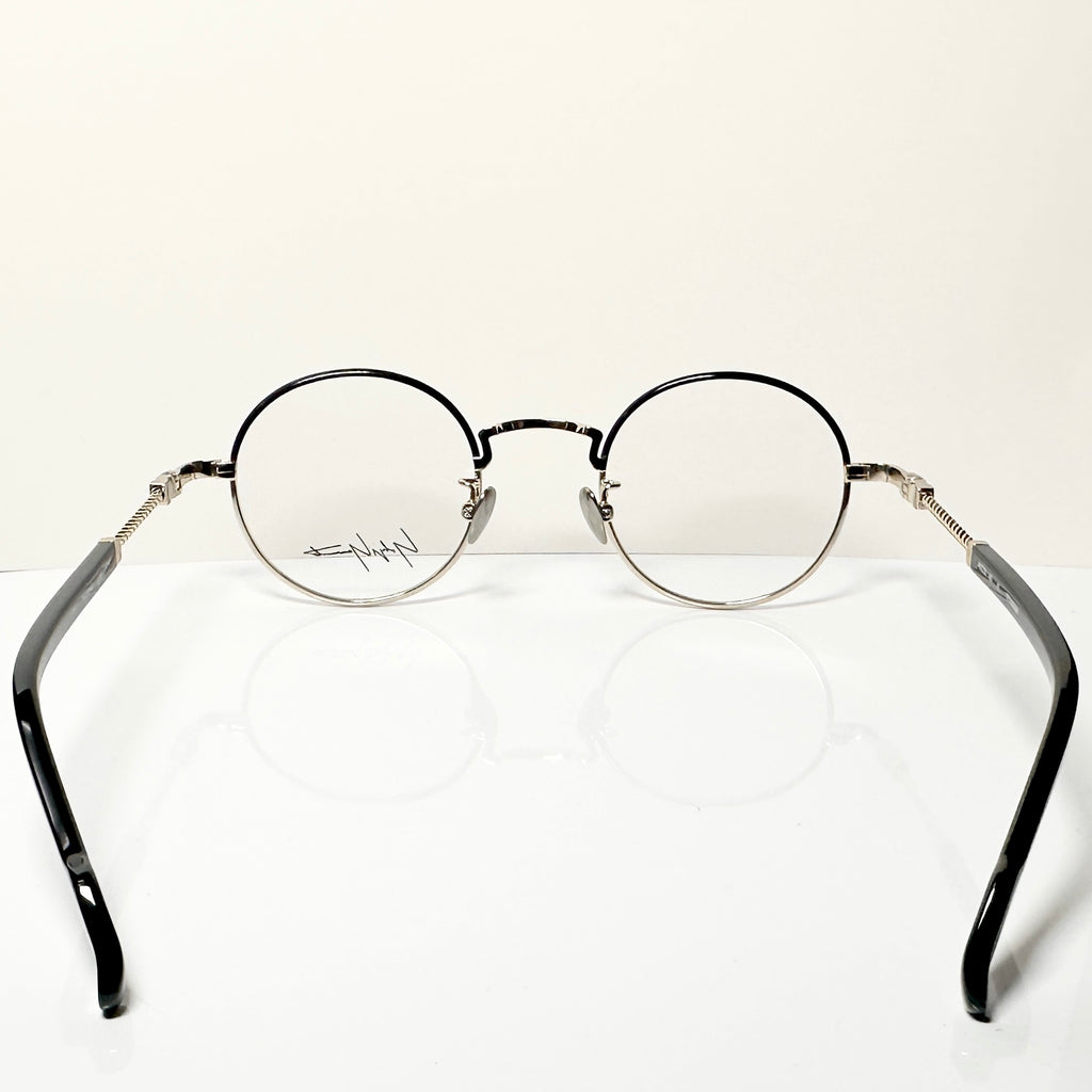 Yohji Yamamoto YY19-0028 6 Round Eyeglasses Frame in Gold/Black - Authentic New