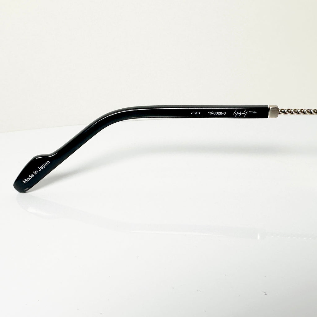 Yohji Yamamoto YY19-0028 6 Round Eyeglasses Frame in Gold/Black - Authentic New