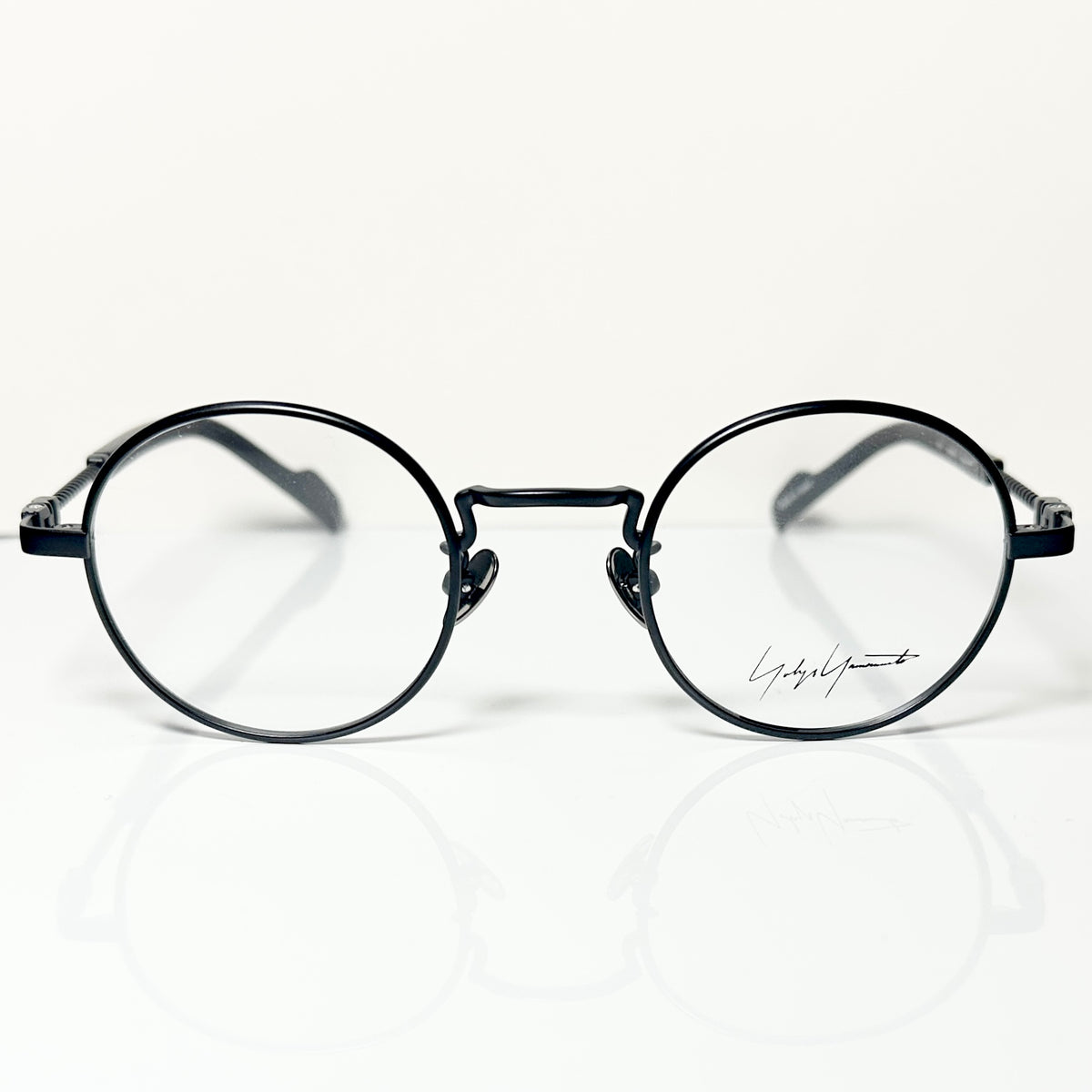 Yohji Yamamoto YY19-0028 1 Round Eyeglasses Frame in Black - Authentic New