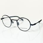 Yohji Yamamoto YY19-0028 1 Round Eyeglasses Frame in Black - Authentic New