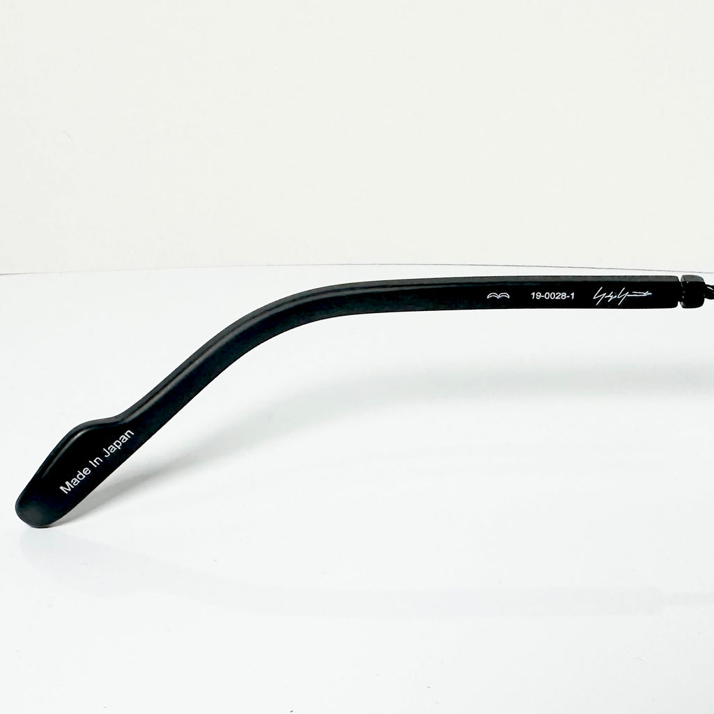 Yohji Yamamoto YY19-0028 1 Round Eyeglasses Frame in Black - Authentic New