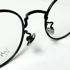 Yohji Yamamoto YY19-0028 1 Round Eyeglasses Frame in Black - Authentic New