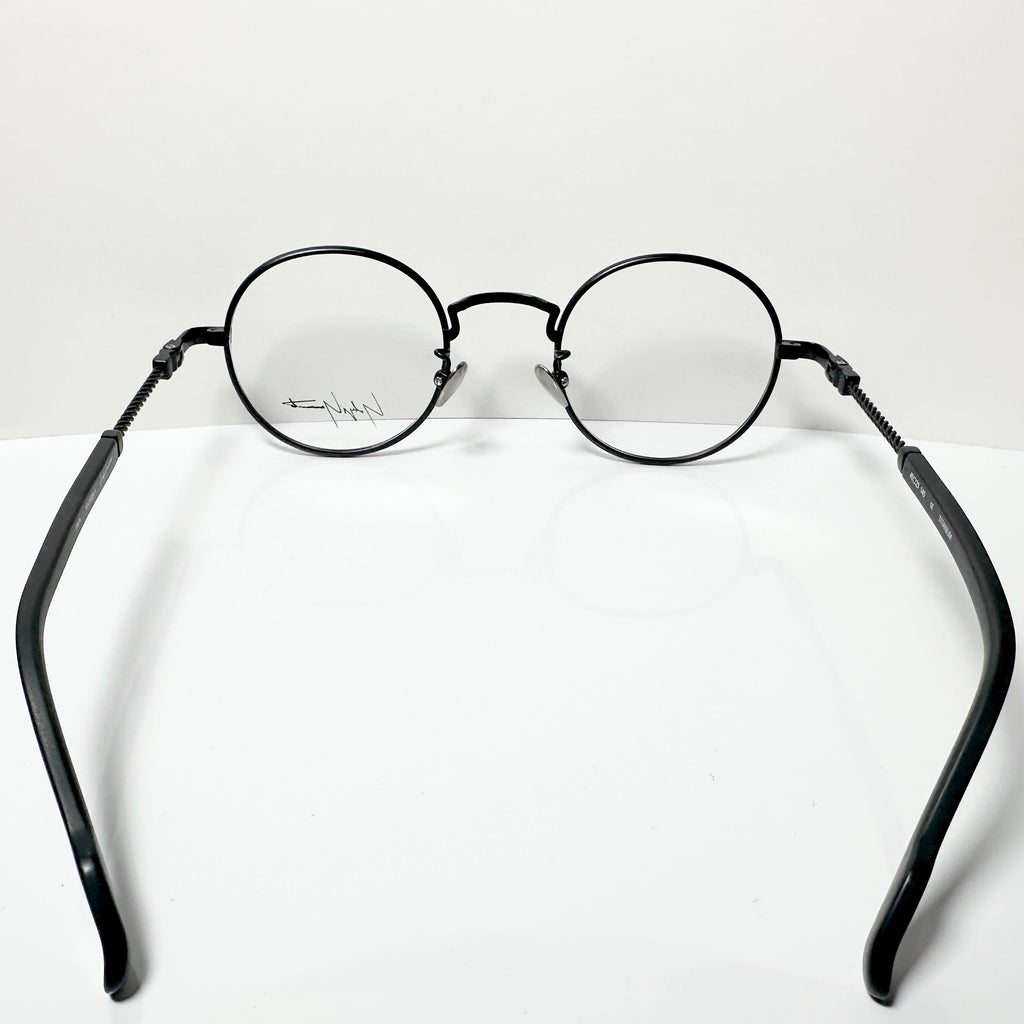 Yohji Yamamoto YY19-0028 1 Round Eyeglasses Frame in Black - Authentic New
