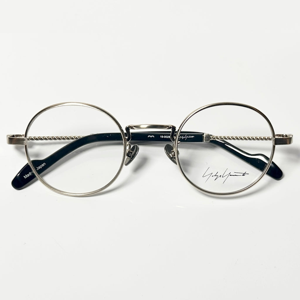 Yohji Yamamoto YY19-0028 4 Round Eyeglasses Frame in Gold - Authentic New