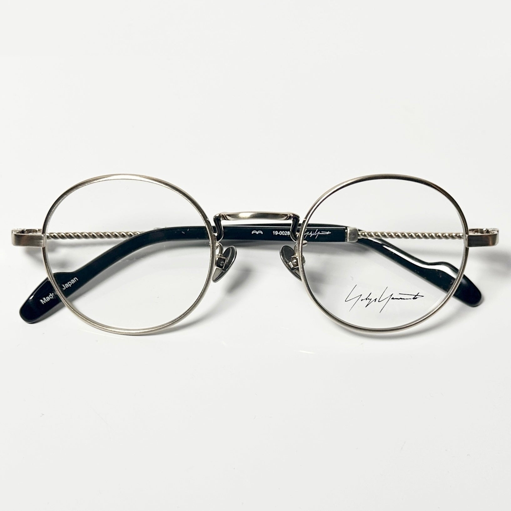 Yohji Yamamoto YY19-0028 4 Round Eyeglasses Frame in Gold - Authentic New
