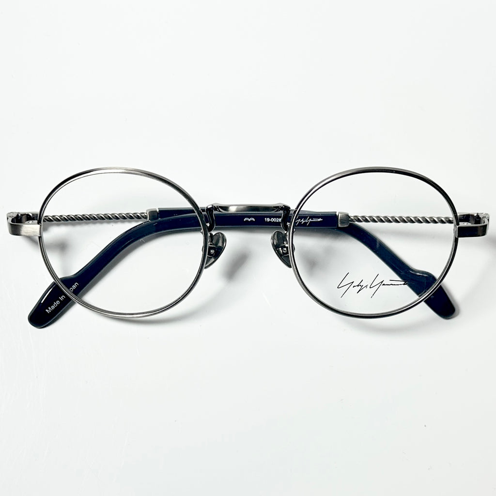 Yohji Yamamoto YY19-0028 3 Round Eyeglasses Frame - Authentic New
