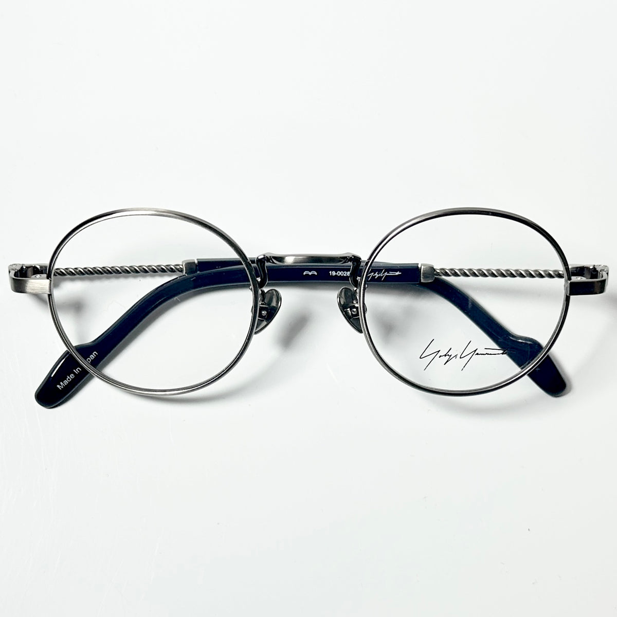 Yohji Yamamoto YY19-0028 3 Round Eyeglasses Frame - Authentic New