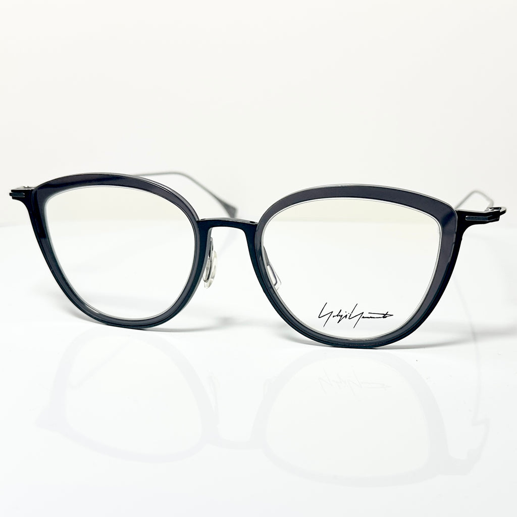 Yohji Yamamoto YY1041 009 Unisex Eyeglasses Frame in Grey/Black - Authentic New