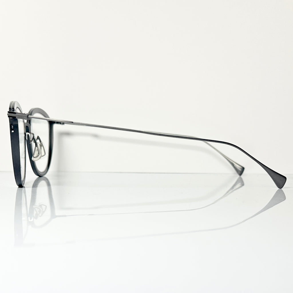 Yohji Yamamoto YY1041 009 Unisex Eyeglasses Frame in Grey/Black - Authentic New