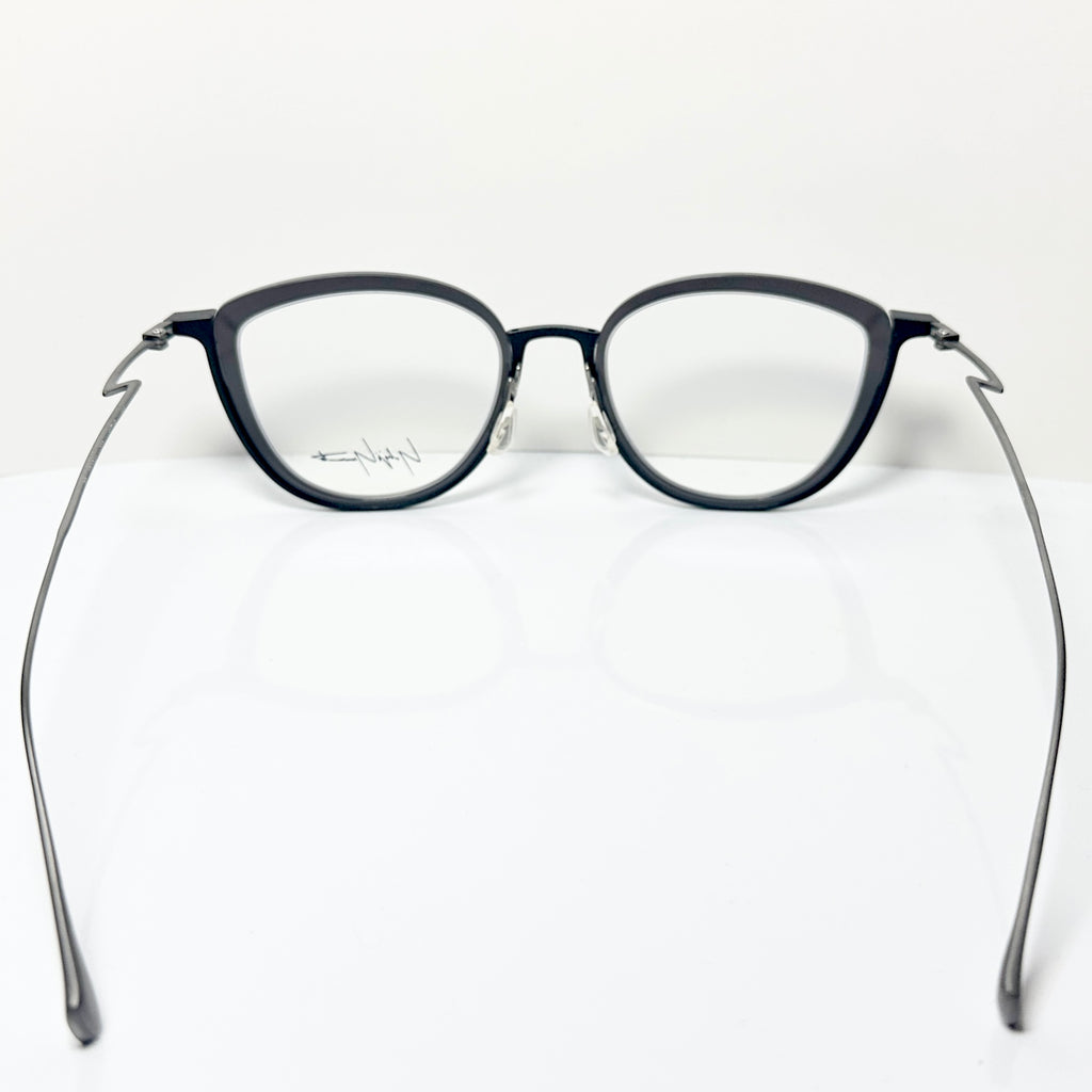 Yohji Yamamoto YY1041 009 Unisex Eyeglasses Frame in Grey/Black - Authentic New