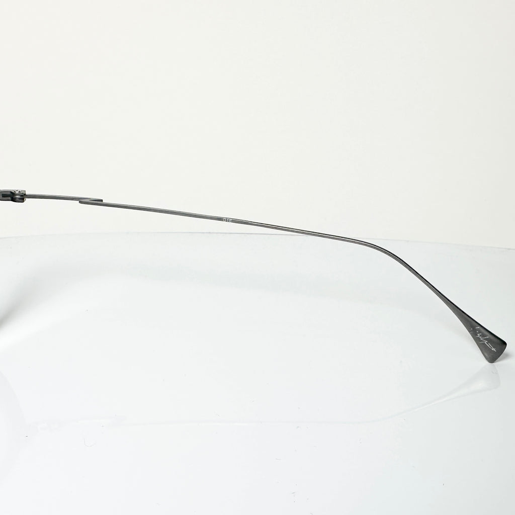 Yohji Yamamoto YY1041 009 Unisex Eyeglasses Frame in Grey/Black - Authentic New