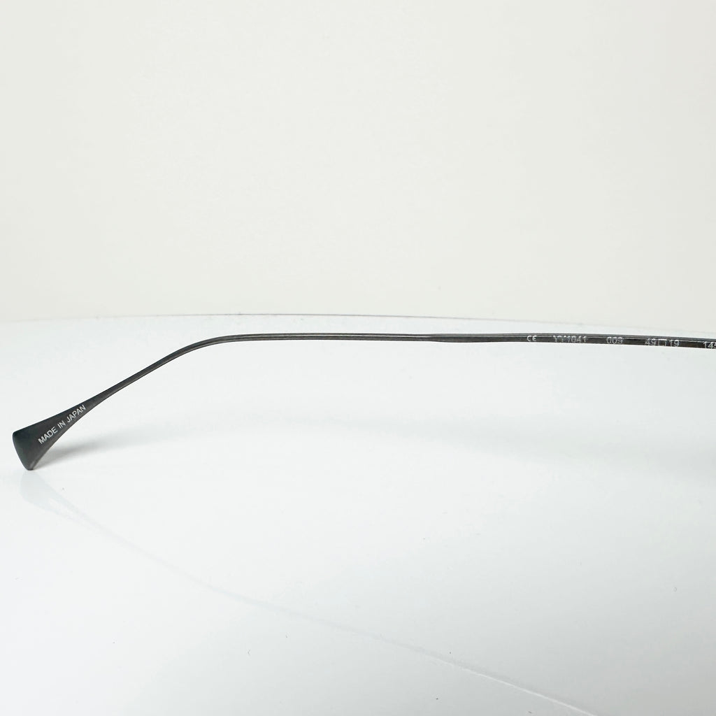 Yohji Yamamoto YY1041 009 Unisex Eyeglasses Frame in Grey/Black - Authentic New