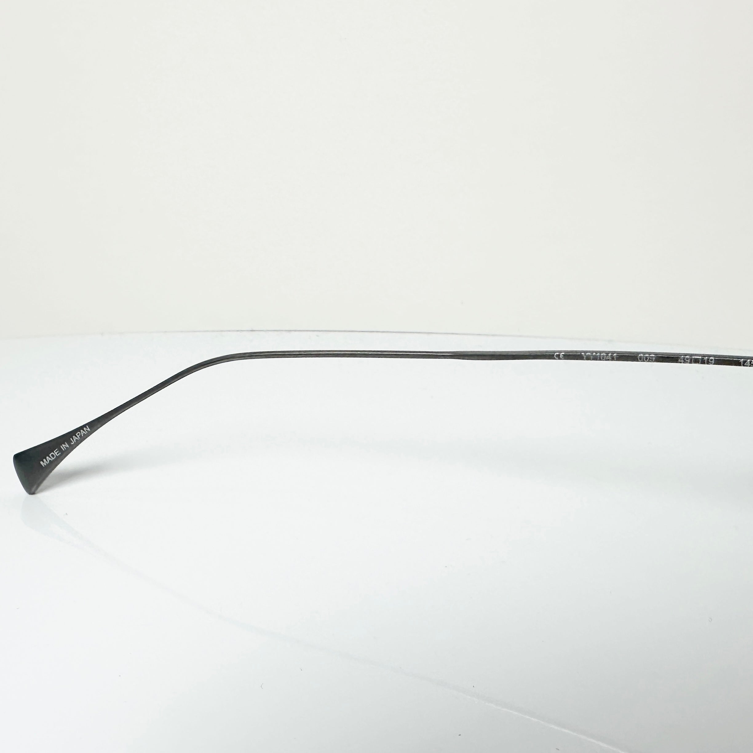 Yohji Yamamoto YY1041 009 Unisex Eyeglasses Frame in Grey/Black - Authentic New
