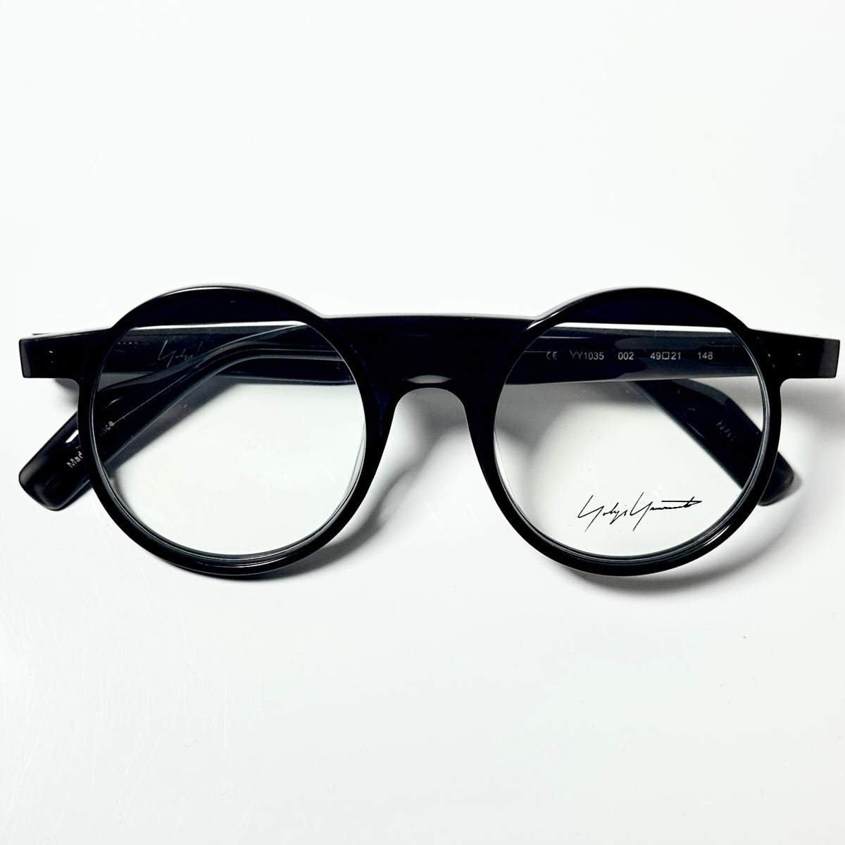 Yohji Yamamoto YY1035 002 Men's Eyeglasses Frame in Black - Authentic New