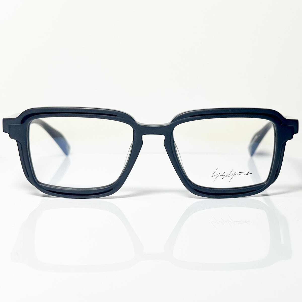Yohji Yamamoto YY1038 613 Men's Eyeglasses Frame in Matt Black - Authentic New