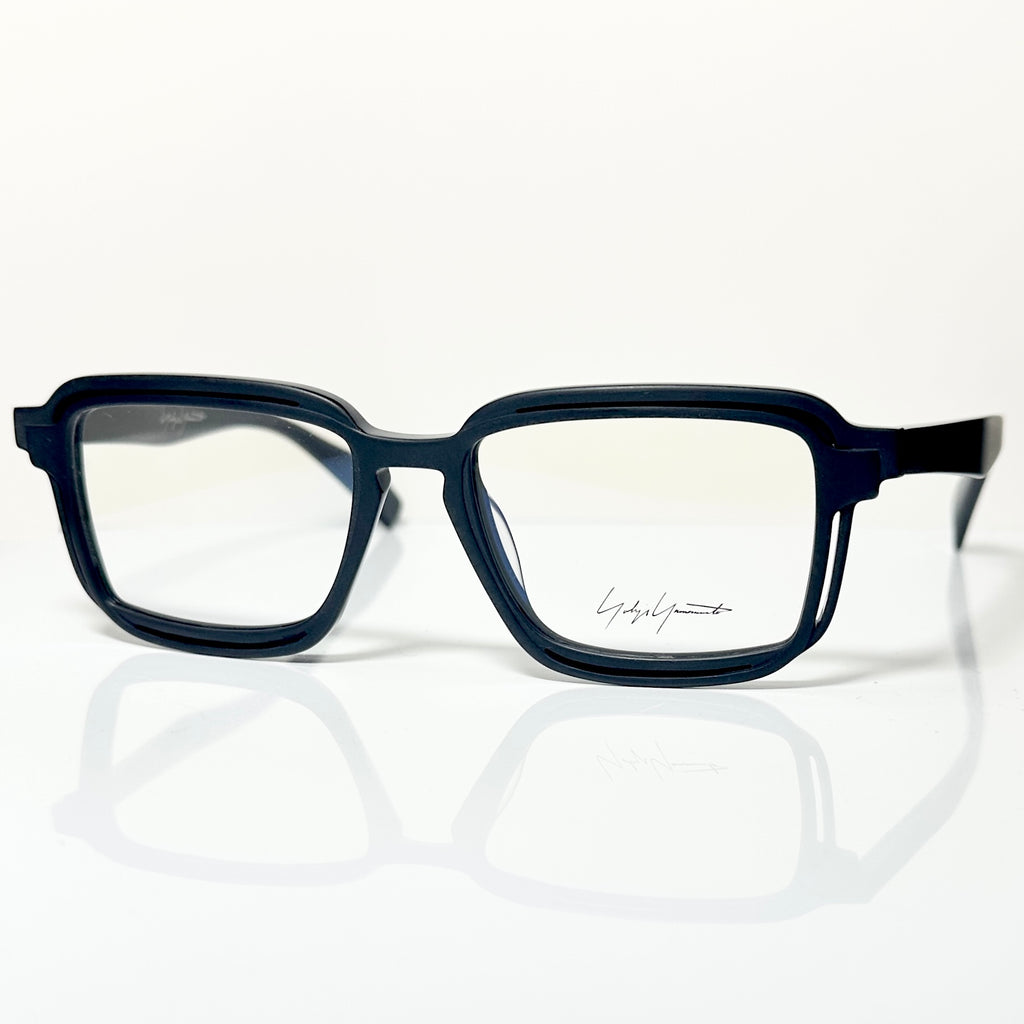 Yohji Yamamoto YY1038 613 Men's Eyeglasses Frame in Matt Black - Authentic New