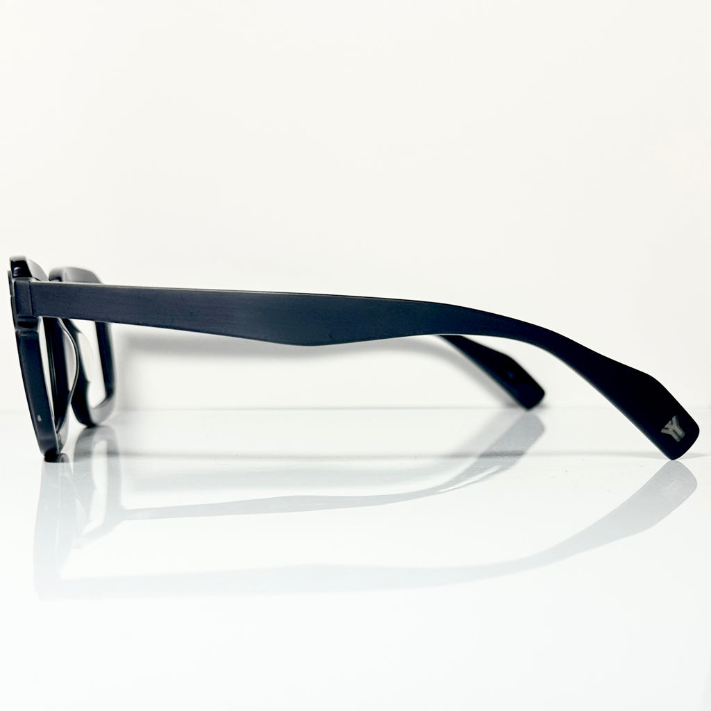 Yohji Yamamoto YY1038 613 Men's Eyeglasses Frame in Matt Black - Authentic New