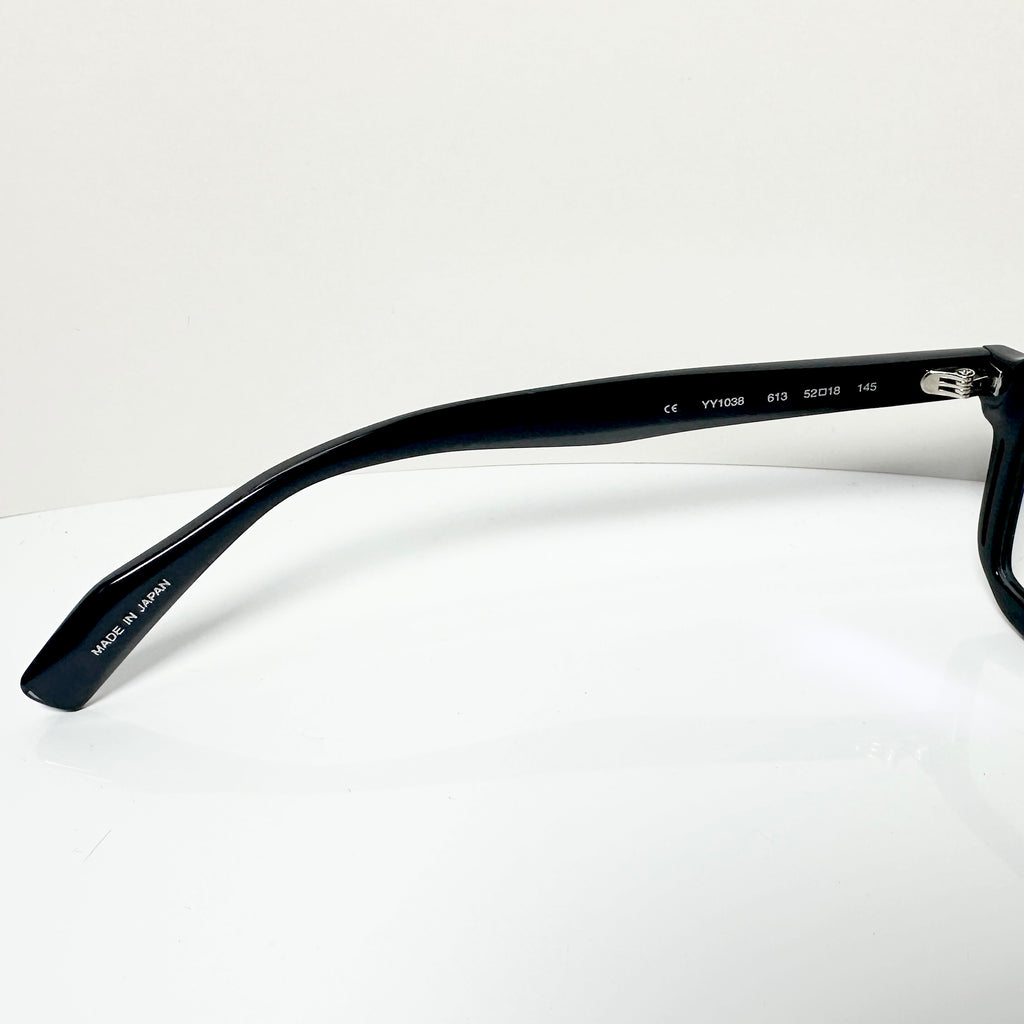 Yohji Yamamoto YY1038 613 Men's Eyeglasses Frame in Matt Black - Authentic New
