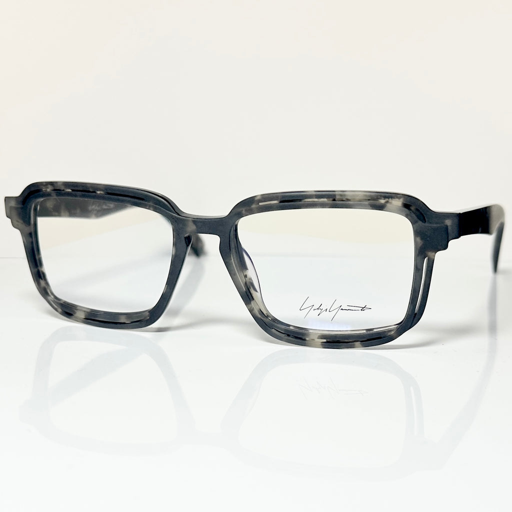 Yohji Yamamoto YY1038 932 Men's Eyeglasses Frame in Grey/Black - Authentic New
