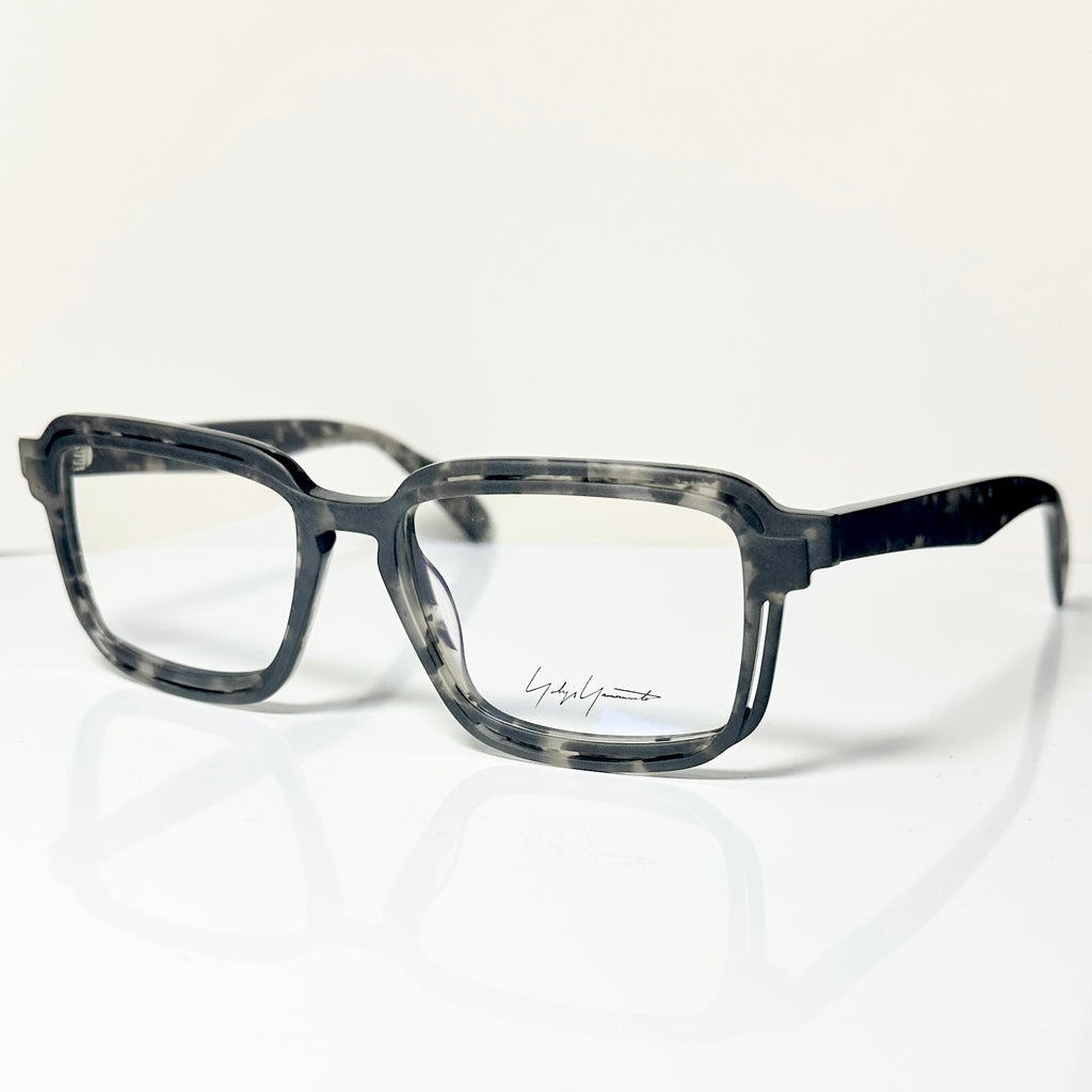 Yohji Yamamoto YY1038 932 Men's Eyeglasses Frame in Grey/Black - Authentic New