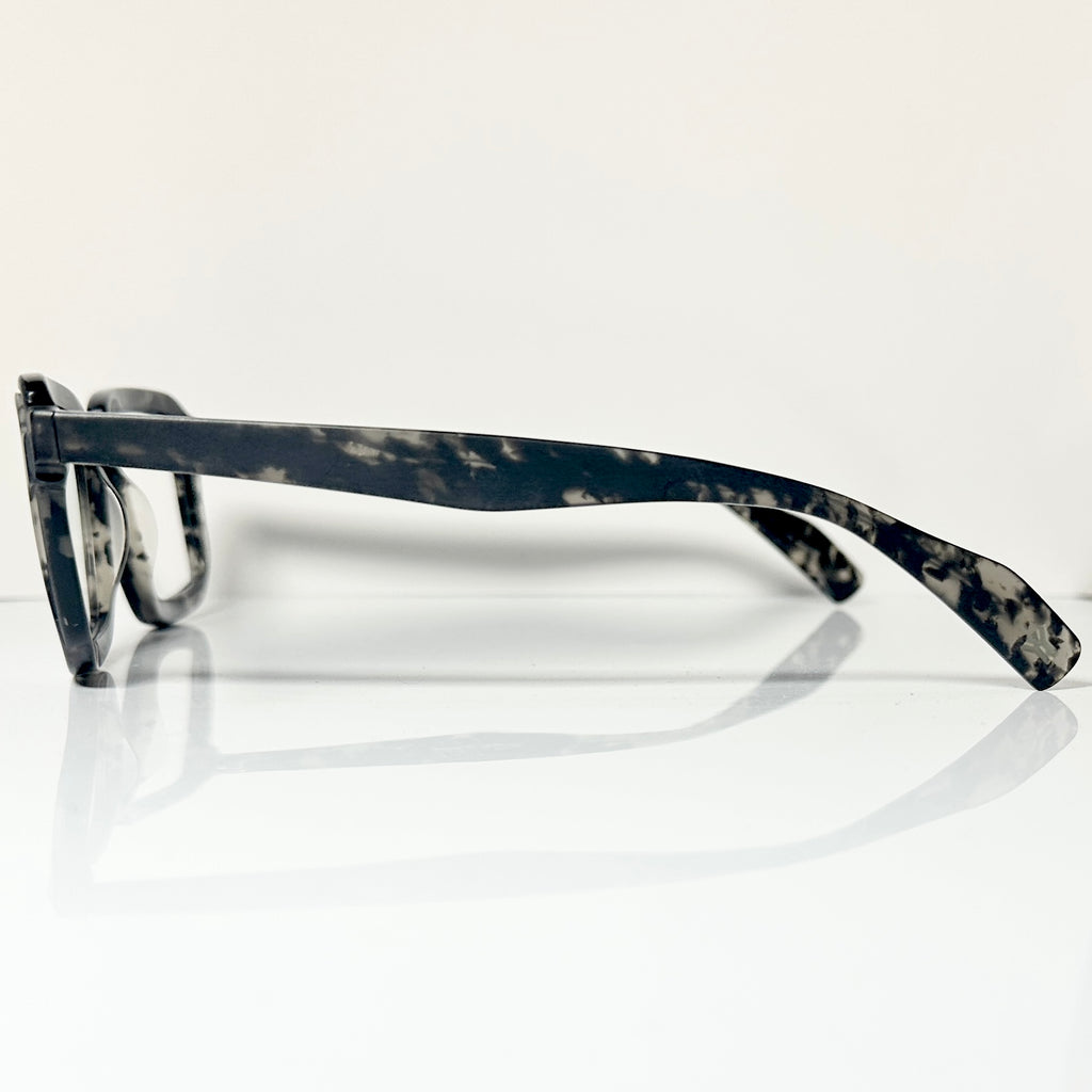 Yohji Yamamoto YY1038 932 Men's Eyeglasses Frame in Grey/Black - Authentic New