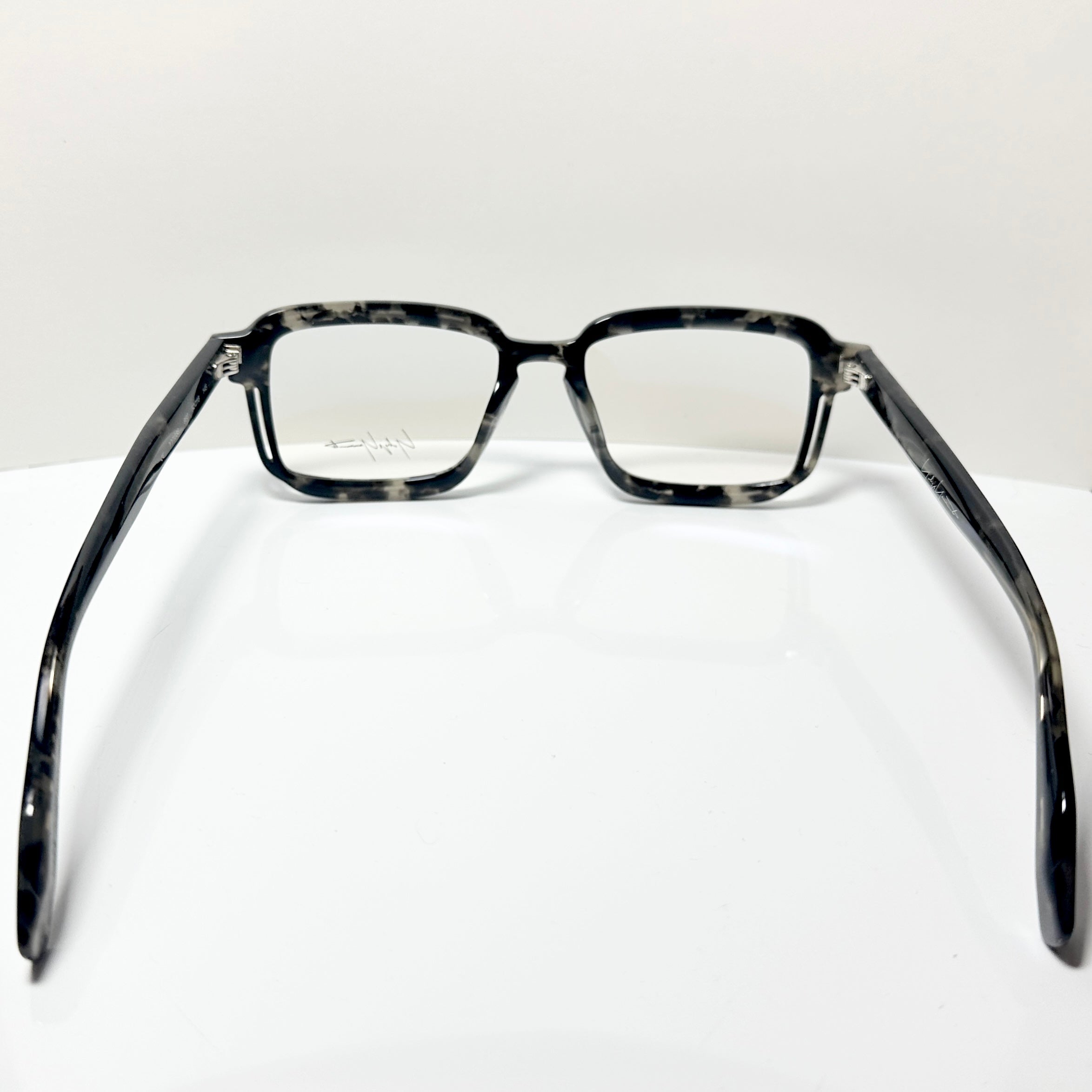Yohji Yamamoto YY1038 932 Men's Eyeglasses Frame in Grey/Black - Authentic New