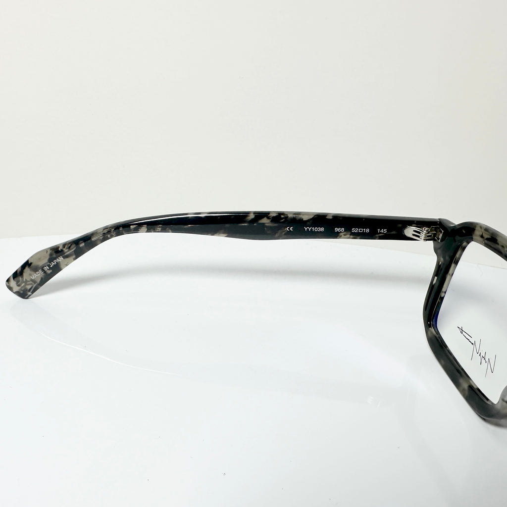 Yohji Yamamoto YY1038 932 Men's Eyeglasses Frame in Grey/Black - Authentic New