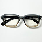Yohji Yamamoto YY1038 932 Men's Eyeglasses Frame Matt Grey/Brown - Authentic New