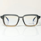 Yohji Yamamoto YY1038 932 Men's Eyeglasses Frame Matt Grey/Brown - Authentic New