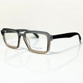 Yohji Yamamoto YY1038 932 Men's Eyeglasses Frame Matt Grey/Brown - Authentic New