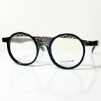 Yohji Yamamoto YY1035 019 Eyeglasses Frame in Black/Clear/Gold - Authentic New